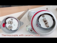Thermocouple with ceramic tube