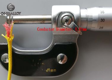 Silica Fiber Insulated 0.81mm K Type Thermocouple Cable